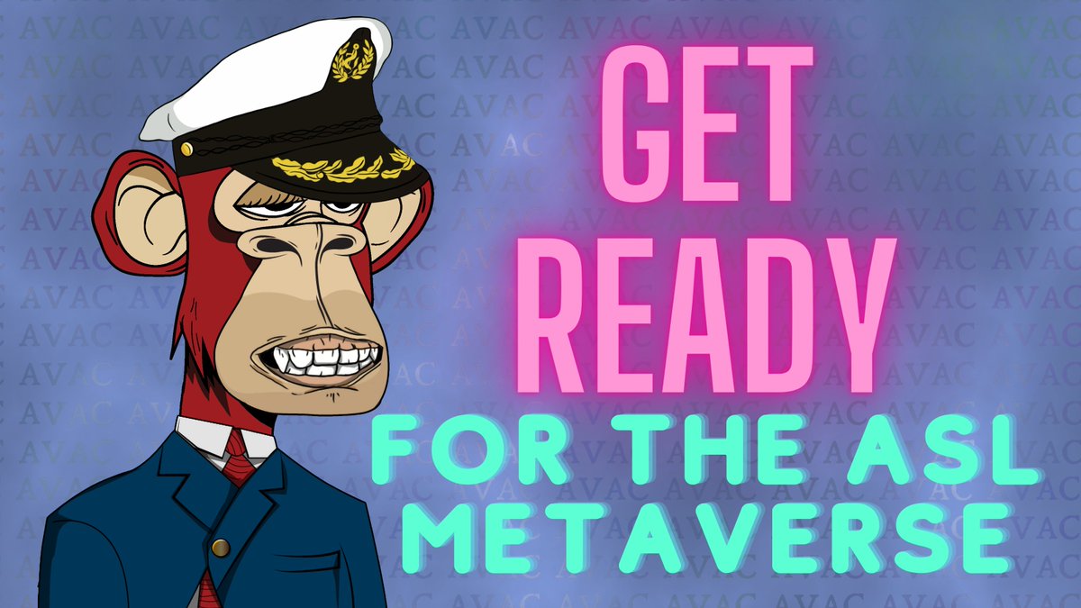 AVAC_NFT's tweet photo. Yesterday saw a big announcement regarding AVAC Ape Traits, and also a reminder that we are 3-months away from the ASL Metaverse. 

All you need to be doing is Holding an AVAC Ape to enter the ASL Metaverse when launched

Buy on the Secondary Market: https://t.co/LGnrN2gkWt https://t.co/5J5mVc9vRH