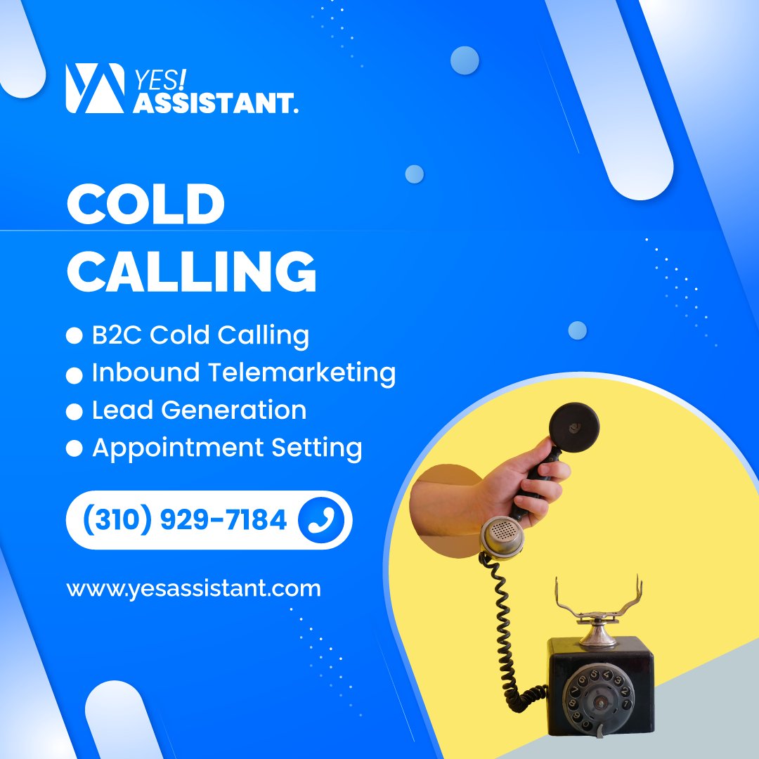 Yes_Assistant's tweet image. Are You Looking For A Virtual Assistant?
yesassistant.com/service/cold-c…

#coldcalling #coldcallingtips #coldcallingworks #coldcallingtechniques #coldcallingexpert #virtualassistant #virtualassistantjobs #virtualassistantforhire #virtualassistantservices #virtualassistantcommunity