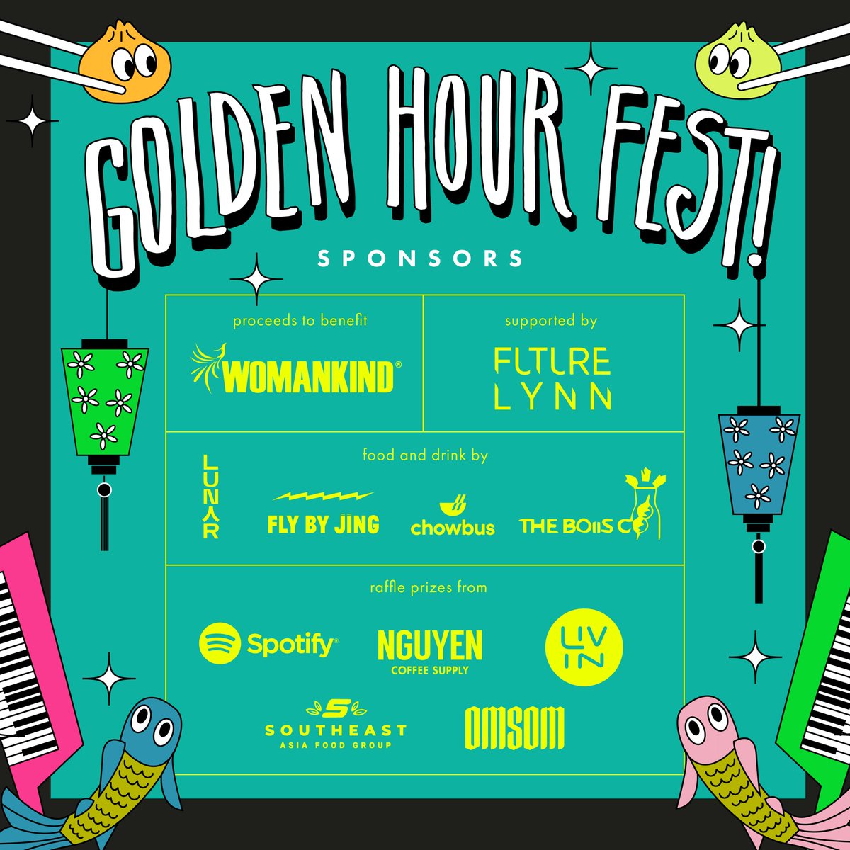 ynb_community's tweet photo. NYC! Gold Hour Fest is ✨officially SOLD OUT✨ Thank you to everyone who purchased a ticket. It’s going to be an amazing night celebrating the AAPI community. We’re going to have food, drinks and killer raffle prizes from your fave Asian-owned business so get READY! https://t.co/O6pCreIOjv