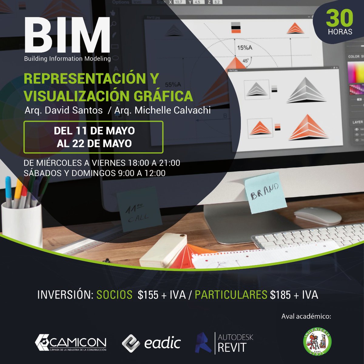 camicon_ec's tweet photo. ‼⏳NO TE QUEDES FUERA⏳ Accede al siguiente módulo de este diplomado que fortalecerán tus habilidades y destrezas. 🚥 Es el momento de actualizarte con esta herramienta tendencia en el sector de la construcción.
#camicon #construcción #construccióncivil #capacitacion https://t.co/PJf5Gufbw6