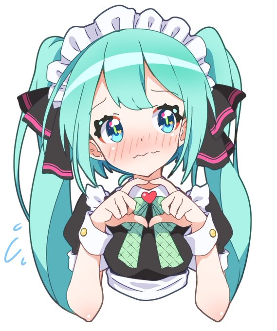 見.見...見ないで

#メイドの日 
#水曜日のミクちゃん 
