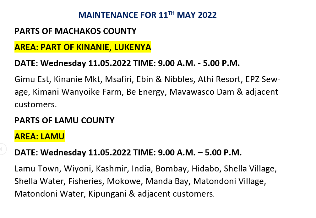 Kenya Power tweet media