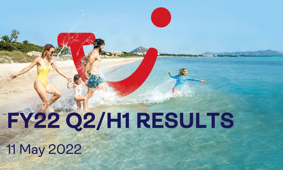 #Headsup and get up early 🌅 – Tomorrow at 8am CEST  we'll share the numbers &amp; figures of H1 2022. Stay tuned. #TUIresults
