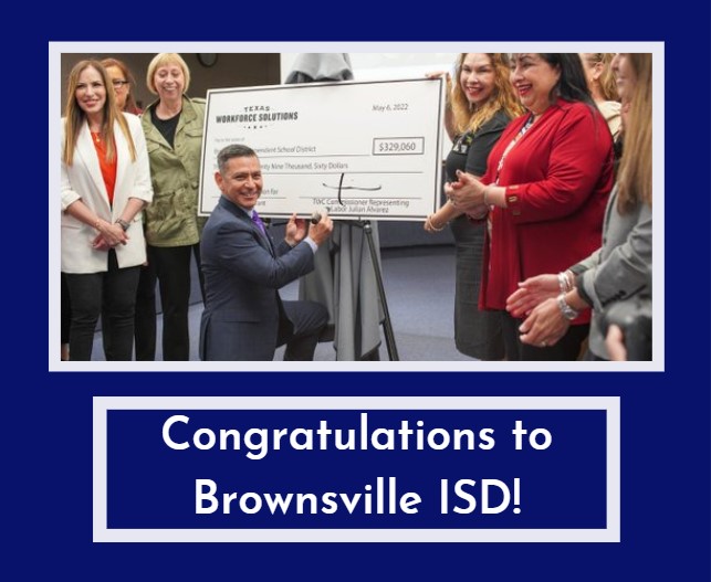 TX_Alvarez's tweet photo. I was honored to award a $329K #JETGrant to @BrownsvilleISD! This grant will support career and technical education #CTE programs for entry-level welding career training! @TXWorkforce #CTEprograms #Welders #TexasWorkforceCommission #education #Welding https://t.co/DJWRvHOLte