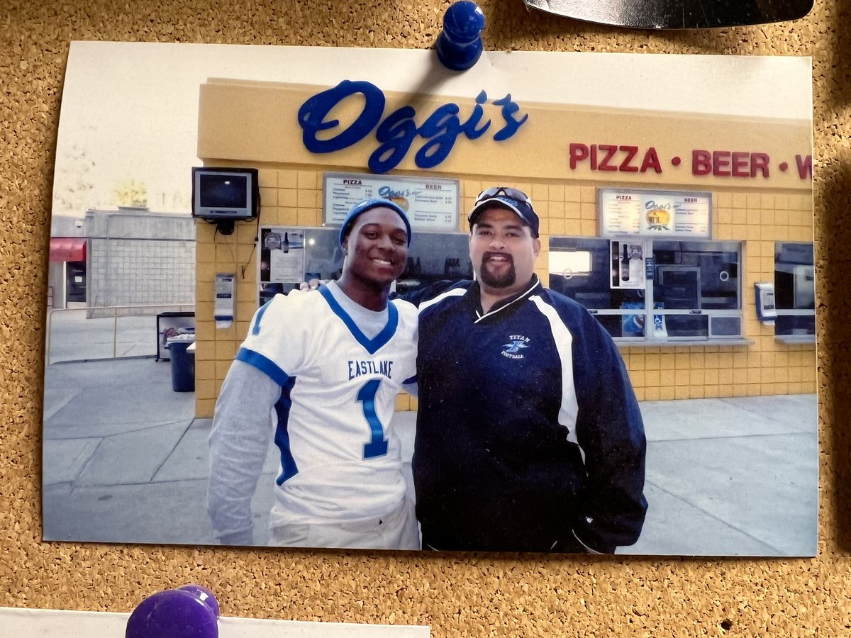 @_tonyjefferson Just wanted to share this photo @_tonyjefferson of you and Coach Contreras that hangs in Room #204 on campus. The Lake and <a href="/eastlaketitanFB/">Eastlake Titans Football</a> is going to miss you Coach Contreras. Your Titan family will forever love you Martin! R.I.P. from your Room #204 Coffee Club. #TheLake