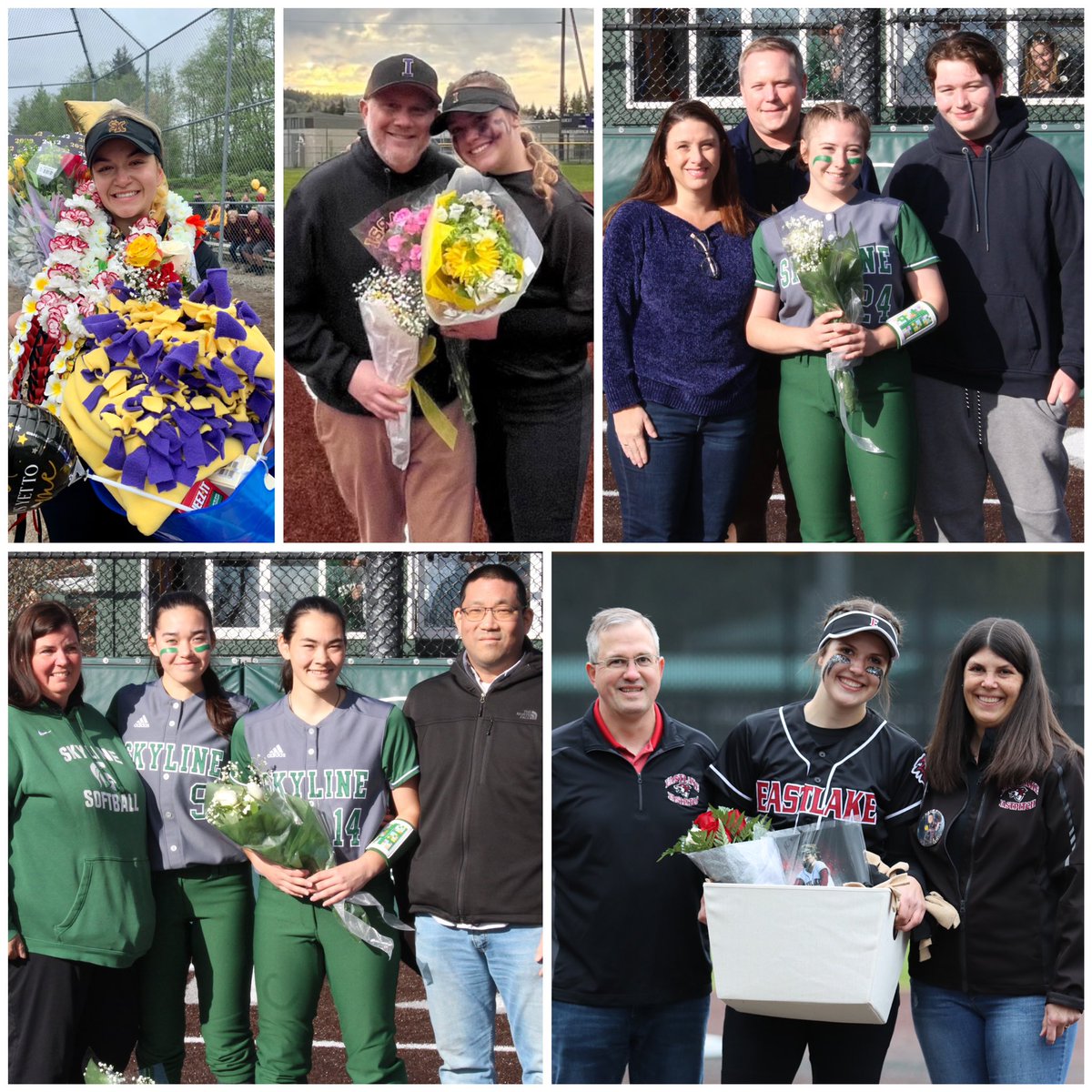 Wavoodoo's tweet photo. Celebrating our seniors!! Congratulations ladies! We wish you nothing but success!!
Sarah Hoyt - 🥎 at Carroll College
Brooke Byers - 🥎 at Univ of Puget Sound
Mia Rogers - 🥎 at Willamette Univ
Allison Murai - 🥎 at Univ of New Haven
Leslie Hines - Purdue Univ https://t.co/YFJHlCOzWI