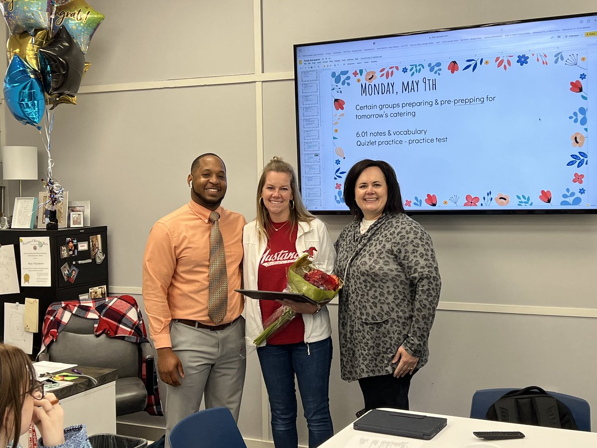 Help me congratulate the <a href="/RSSchoolsNC/">Rowan-Salisbury Schools</a> <a href="/RSS_CTE/">RSS CTE</a> <a href="/NCCATNews/">NCCAT News</a> 2021-2022 TEACHER OF THE YEAR! Congratulations <a href="/KPMisenheimer/">Katie Misenheimer</a> it is very well deserved!!! #rsscte <a href="/CTEforNC/">NC Career and Technical Education</a> <a href="/EastRowanHS/">EastRowanHS</a>