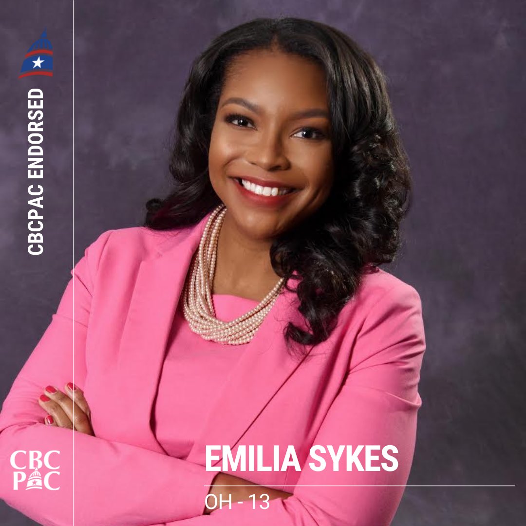 CBCPAC's tweet photo. 🚨 ENDORSEMENT ALERT 🚨 

The #CBCPAC is proud to announce the endorsement of @sydneykamlager @EmiliaSykesOH &amp; @LorettaSmithOR https://t.co/PHIHp9RrWQ