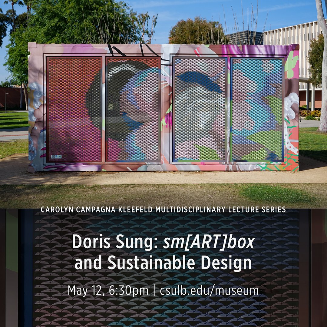 Take a break from studying and join @thekleefeld on 5/12 at 6:30pm for their spectacular multidisciplinary lecture series! Doris Sung will give a talk on addressing the climate crisis through sustainable design. #Gobeach bit.ly/LecSeriesRSVP