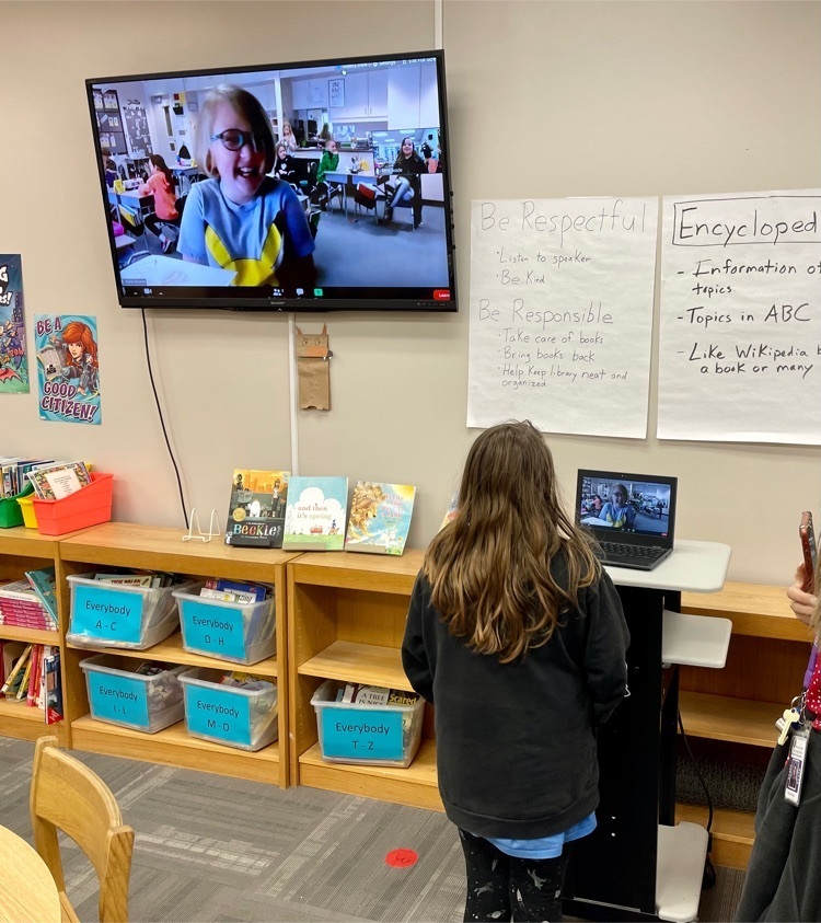 RE_Braves's tweet photo. Mrs. Wade’s 2nd grade class have been writing to their pens pals in Washington state for months. They Zoomed in order to interact in a different way recently. Their “would you rather” questions to one another where very similar. https://t.co/ObIkgcS9Mt