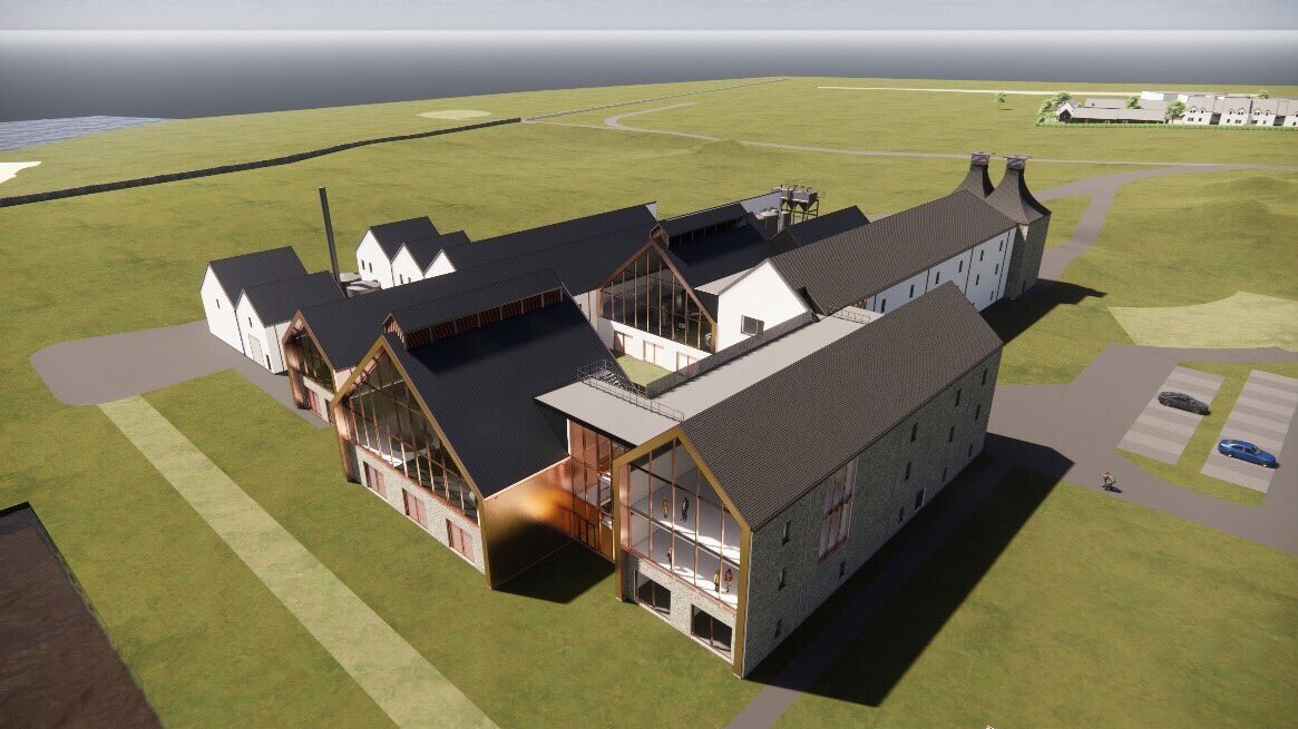 ElixirDistiller's tweet image. We are thrilled to announce that our new Islay distillery will be called PORTINTRUAN (pronounced Port-nah-truan).The name is from the historic farm estate where our distillery is located and means ‘place of the stream’. It reflects our philosophy, where the past meets the future.