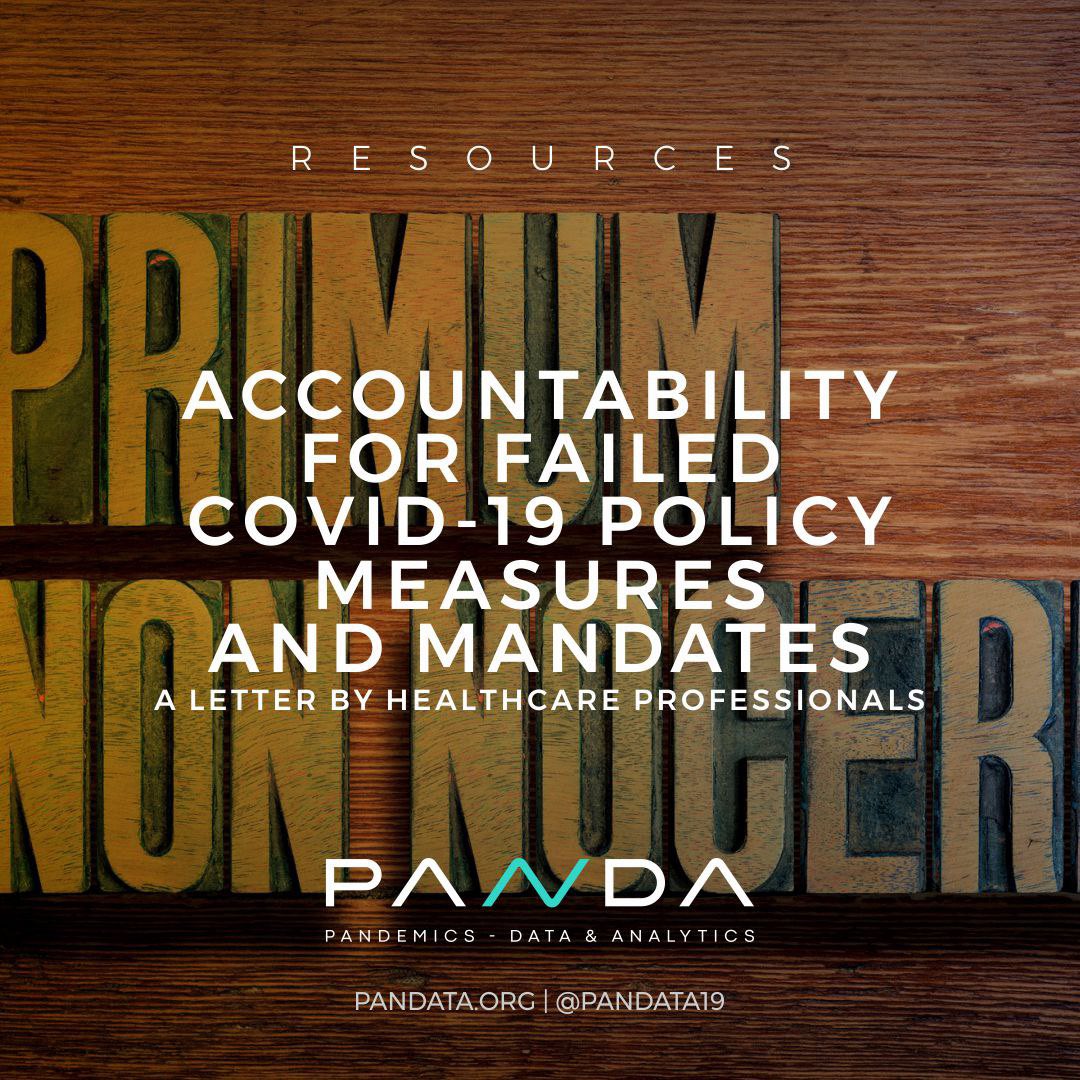 PanData19's tweet photo. A group of @PanData19 physicians have written an open letter for signatures by global healthcare professionals, calling for the accountability of those that ignored the warnings that the cost of the Covid policy would have dire consequences. 
Read here 👉🏼 https://t.co/OToafE20CY https://t.co/zibqztRjfJ