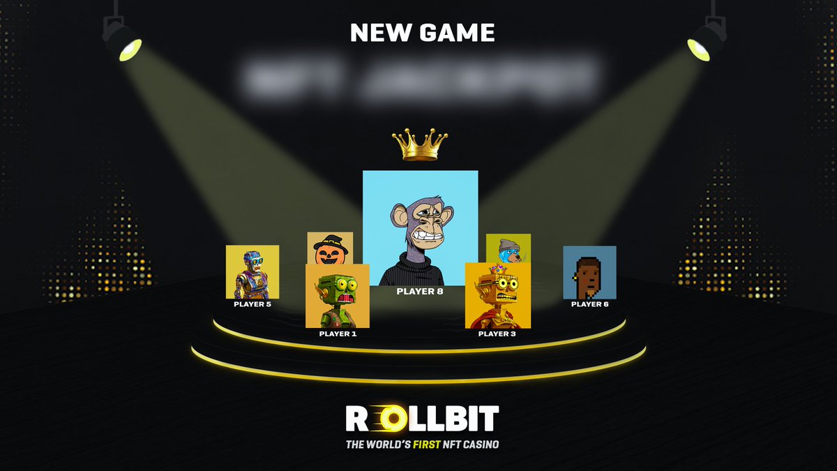rollbit's tweet photo. We're dropping a new NFT PvP game this week!👀

This game hasn't been seen before within the NFT space and we're extremely excited to launch it🤯

We've posted a teaser below, can you guess what it is? https://t.co/17wV87YxFT