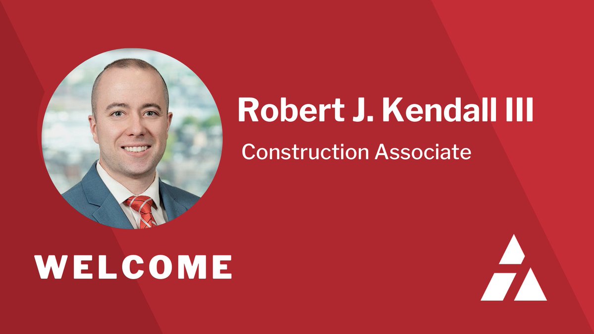 Our Construction &amp; Public Contracts group is pleased to welcome Associate Robert Kendall to our Manchester office. This <a href="/UMichLaw/">Michigan Law School</a> alum has experience dating back to his work with the school's Federal Appellate Litigation Clinic. More about Robert: bit.ly/3N2qWLs