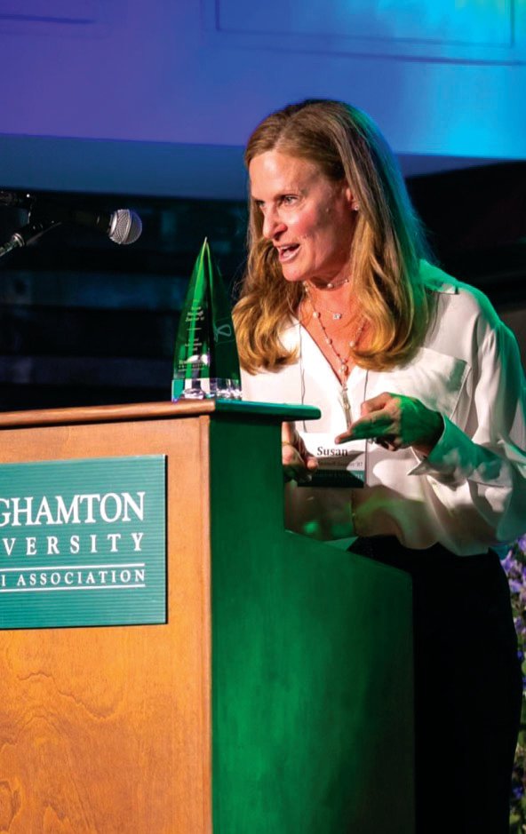 Museum President Susan Marenoff-Zausner received Binghamton University’s Alumni Achievement Award at a ceremony last week in NYC. Congratulations to Susan and the other honorees!

Photo credit: Trent Campbell
<a href="/binghamtonalum/">Binghamton U Alumni</a>