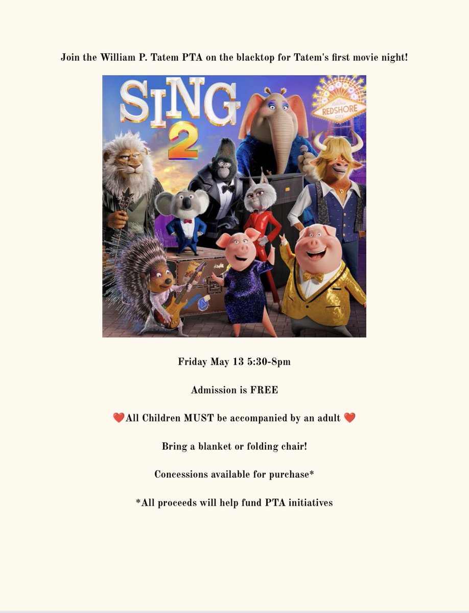 William P. Tatem PTA tweet media