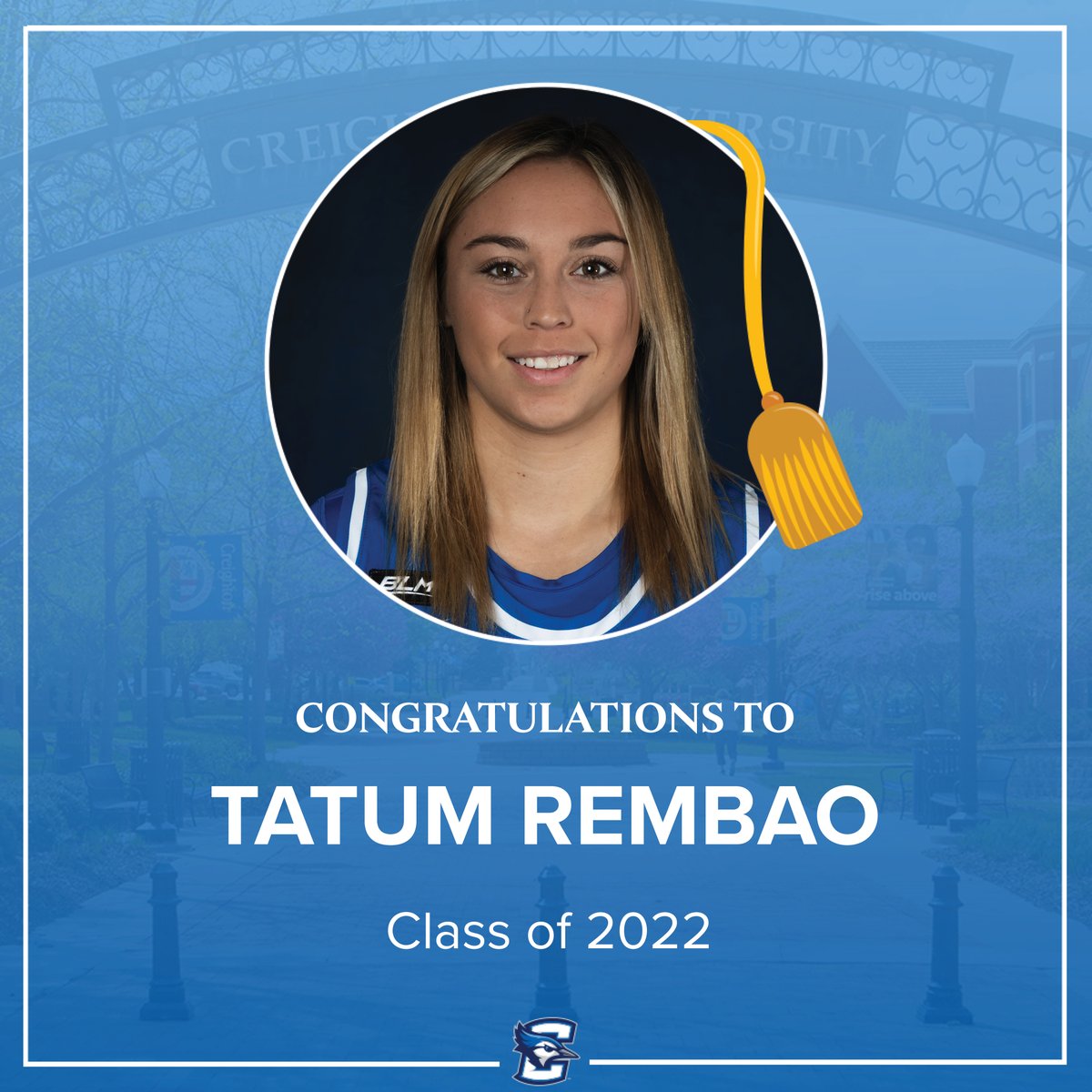 CreightonWBB's tweet photo. Congratulations to our graduates! 🎓 https://t.co/29Maxq2beh