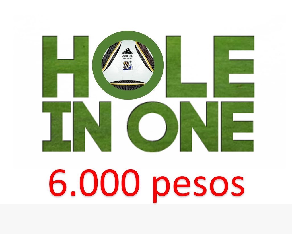 FootGolfMorelos's tweet photo. ⚽️⛳️ Liga de FootGolf GRUPO GRETAN 2022

🔵 ⚪️   FECHA 4   ⚪️ 🔵

💥 Hole in One 💥

#FootGolf #LFGM #FMFG #ProAm #Sponsor #GrupoGretan

https://t.co/O4DMw72LIN https://t.co/xkc3to3uVn