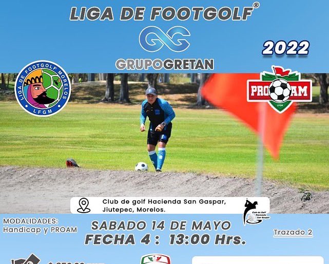 FootGolfMorelos's tweet photo. ⚽️⛳️ Liga de FootGolf GRUPO GRETAN 2022

🔵 ⚪️   FECHA 4   ⚪️ 🔵

💥 Hole in One 💥

#FootGolf #LFGM #FMFG #ProAm #Sponsor #GrupoGretan

https://t.co/O4DMw72LIN https://t.co/xkc3to3uVn