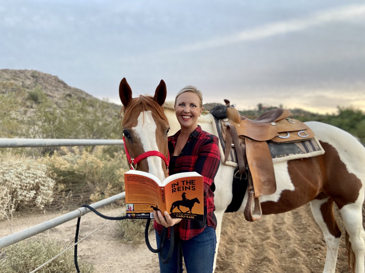 CarlyKadeAuthor's tweet photo. Happy #BuyAHorseBookDay! In celebration, I'm hosting a sale. Enjoy 25% off &amp; FREE shipping on all #horse #books in my online store. Join us! It's easy to participate. Details: https://t.co/HkRkRkE6zu

Tag &amp; thank sponsors @TSBbooks &amp; @HeelsDownMag  for chances to win prizes! https://t.co/SJh5VMlLFT