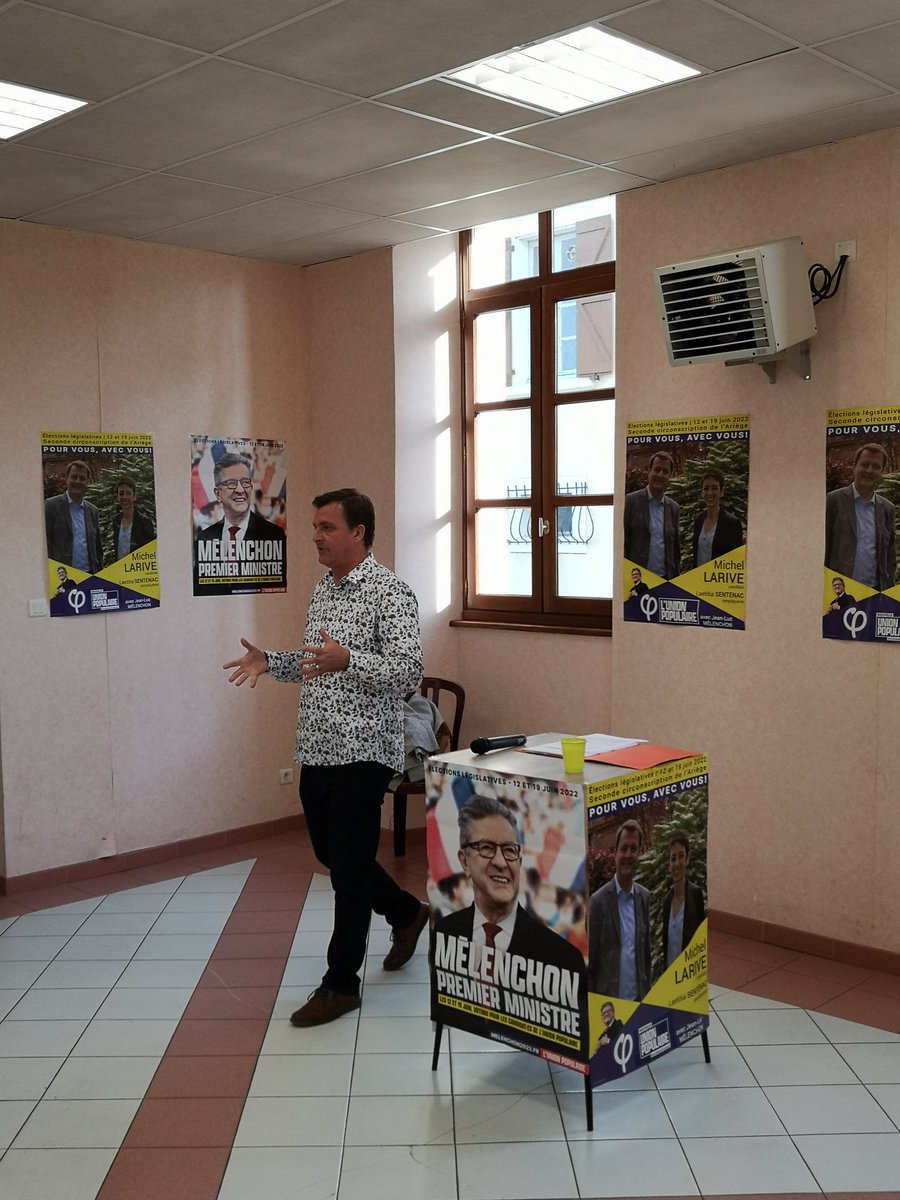 Michel_Larive's tweet photo. À Tourtouse, ce soir, je tiens une réunion publique avec Laetitia Sentenac ma suppléante. Ensemble, communistes, écologistes, socialistes et https://t.co/11k3ne9zUJ nous porterons la #NUPES au gouvernement. Un autre monde est possible !
#DirectionMatignon https://t.co/vV70OaVQV9