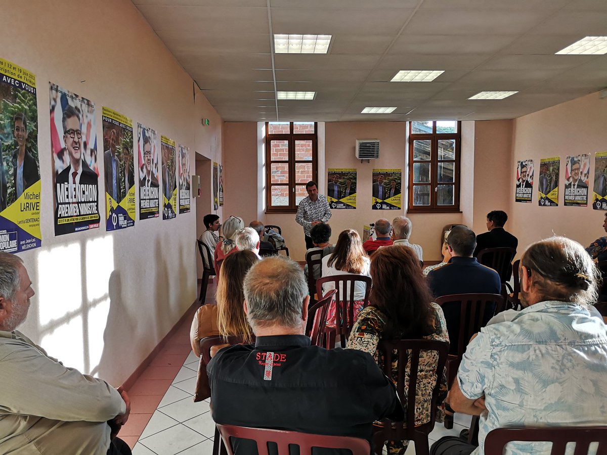 Michel_Larive's tweet photo. À Tourtouse, ce soir, je tiens une réunion publique avec Laetitia Sentenac ma suppléante. Ensemble, communistes, écologistes, socialistes et https://t.co/11k3ne9zUJ nous porterons la #NUPES au gouvernement. Un autre monde est possible !
#DirectionMatignon https://t.co/vV70OaVQV9