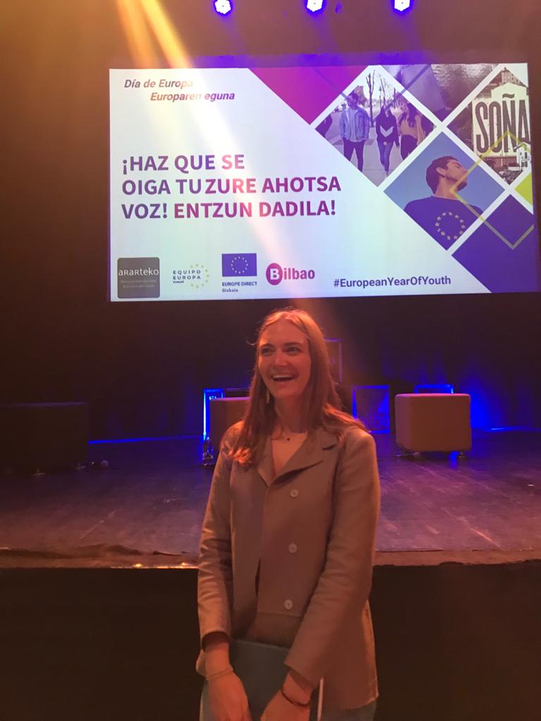 Nuestra Embajadora Marie Gehrig participó ayer en el #EuropeanYearOfYouth hablado de la necesidad de escucharnos entre los jóvenes, de necesitar espacios de error para ser mejor, el cambio climático, la salud mental y el cuidado son las principales preocupaciones de los jóvenes.