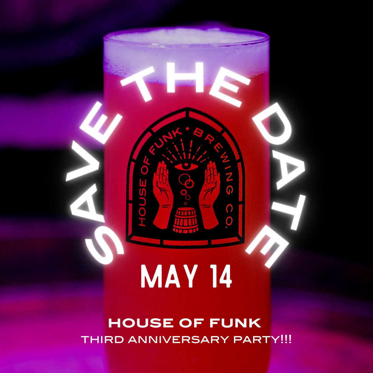 THREE YEARS OF FUNK!!! We first welcomed you into our house in May 2019 and want to welcome you all back to celebrate our third anniversary with a few of our favourite things 🙏 Stay tuned for more details, but most importantly mark off your calendars for Saturday, May 14th!