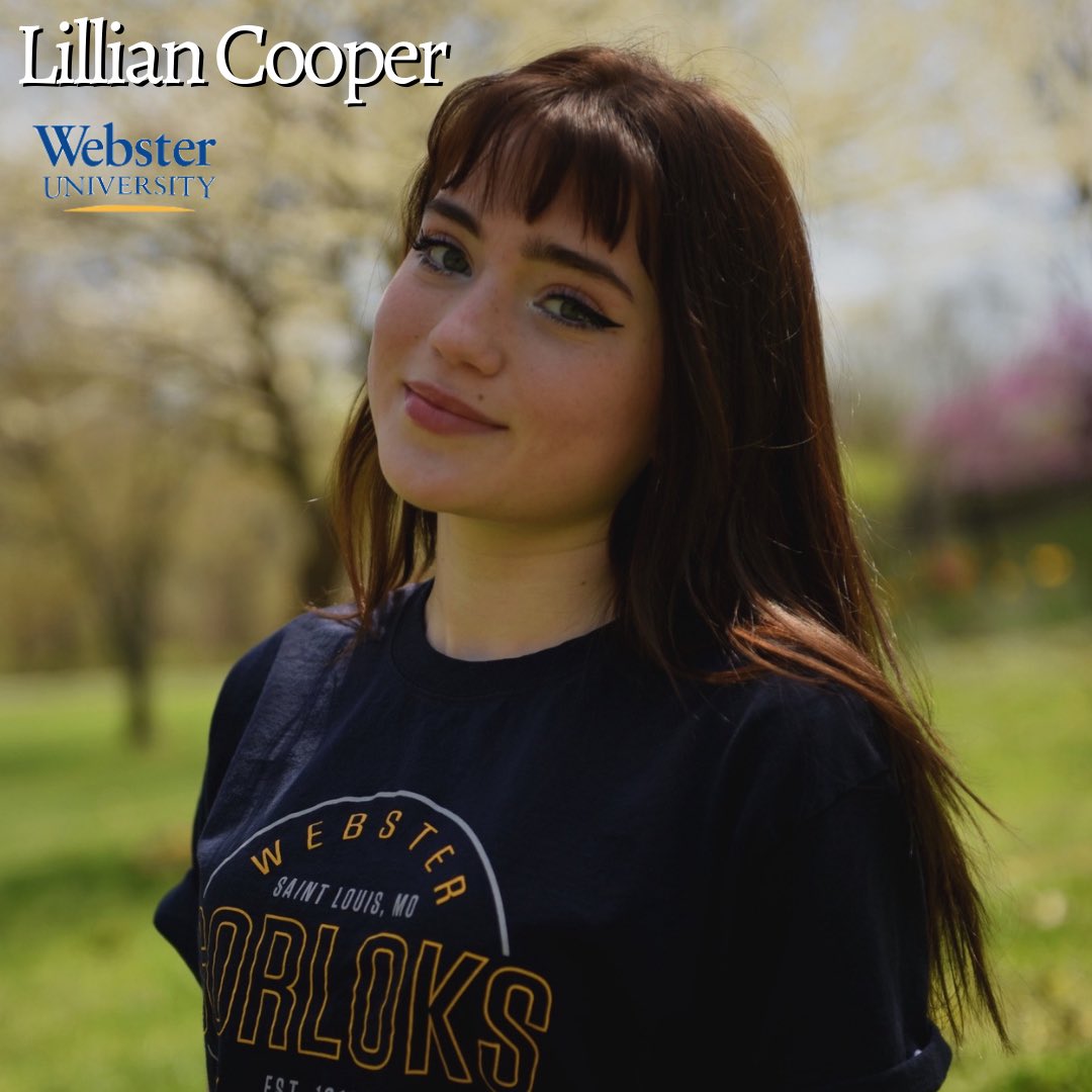 💛SENIOR HIGHLIGHT💚 Lillian Cooper (she/her) Lillian is a second year Public Relations Crew Head and will be attending Webster University to get her BFA in Acting. She has performed in 12 shows and did crew for 2, her favorite being Godspell and She Kills Monsters!