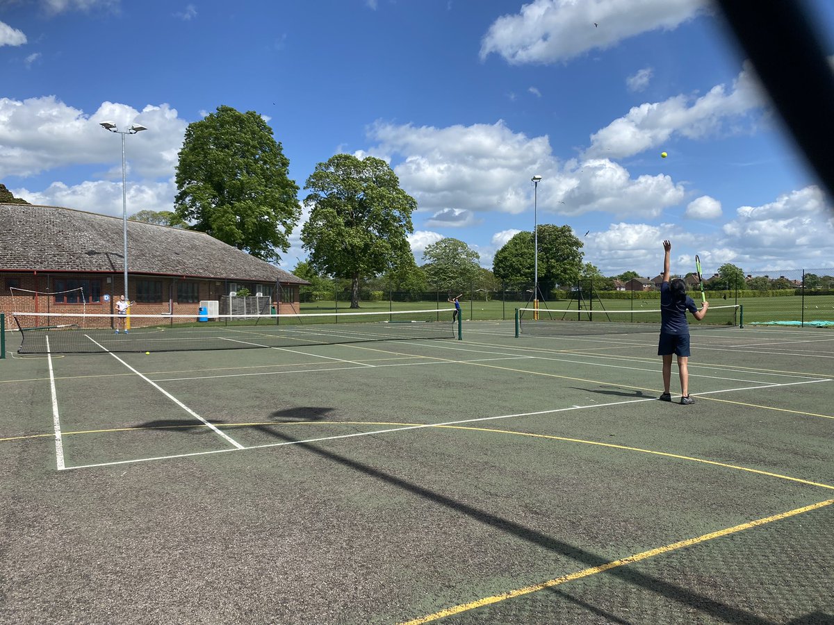 TeamAHSPE's tweet photo. Aberdare National Tennis cup match today vs St Helen’s and St Katherine’s. Super tight matches decided by a tiebreak shootout. Lost 10-7 but some bright tennis stars on the horizon! #teamahs #aberdarecup #nationaltennis https://t.co/ffr79txuyq