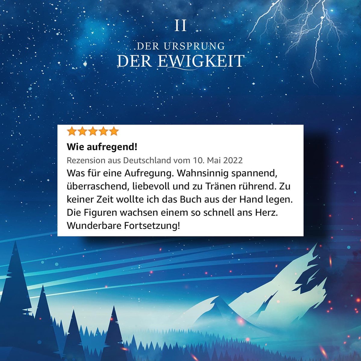 DeeVoight's tweet photo. Neue Rezensionen für Der Ursprung der Ewigkeit 💕 https://t.co/zF0oDgm08G