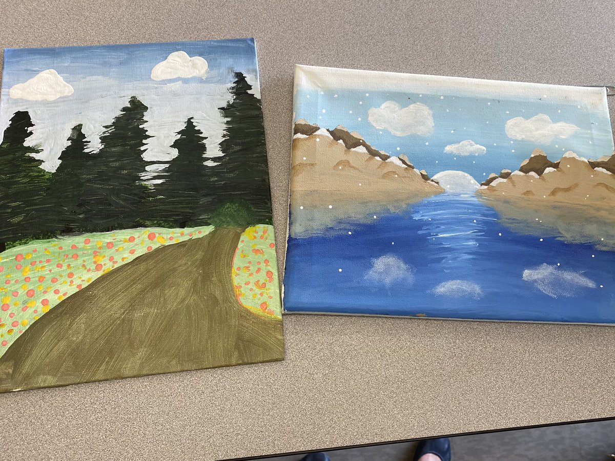 Art auction pieces starting to come in!! 😍🎨