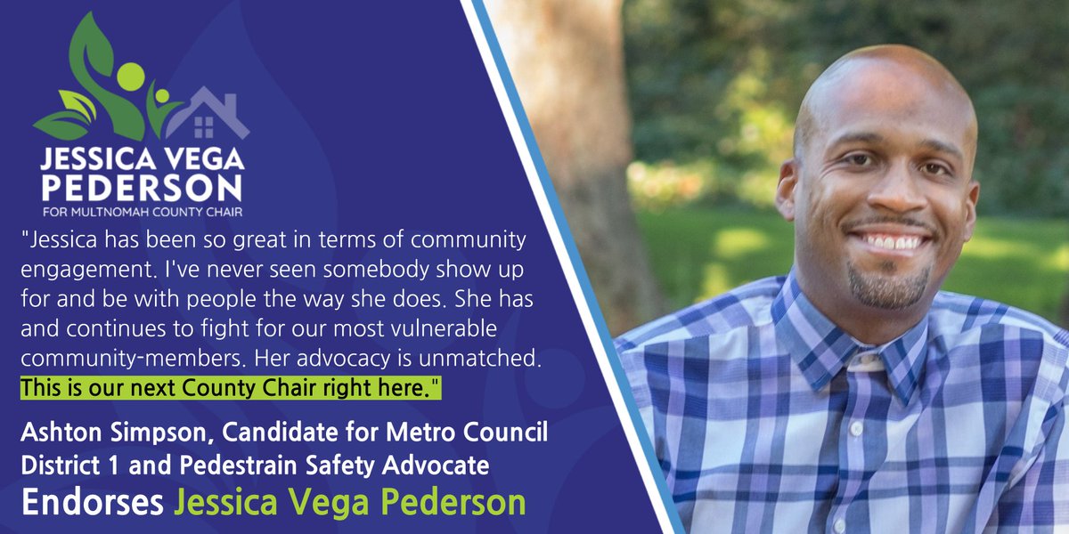 Thank you, <a href="/ashtonformetro/">Ashton Simpson</a>, for your work in East County, and your support! I look forward to continuing our work together. #TeamJVP