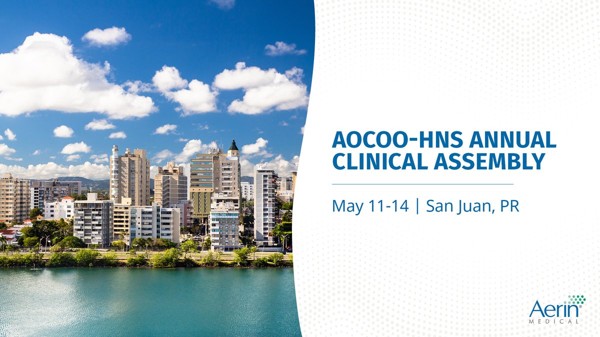 AerinMedical's tweet photo. We’re on our way to the @AOCOOHNS Annual Clinical Assembly! We can’t wait to learn from this esteemed community and hope to see you there. 

#2022ACA #aocoohns #osteopathicmedicine #otolaryngology #VivAer #RhinAer #nasalobstruction #chronicrhinitis https://t.co/9LCq1aPHoe