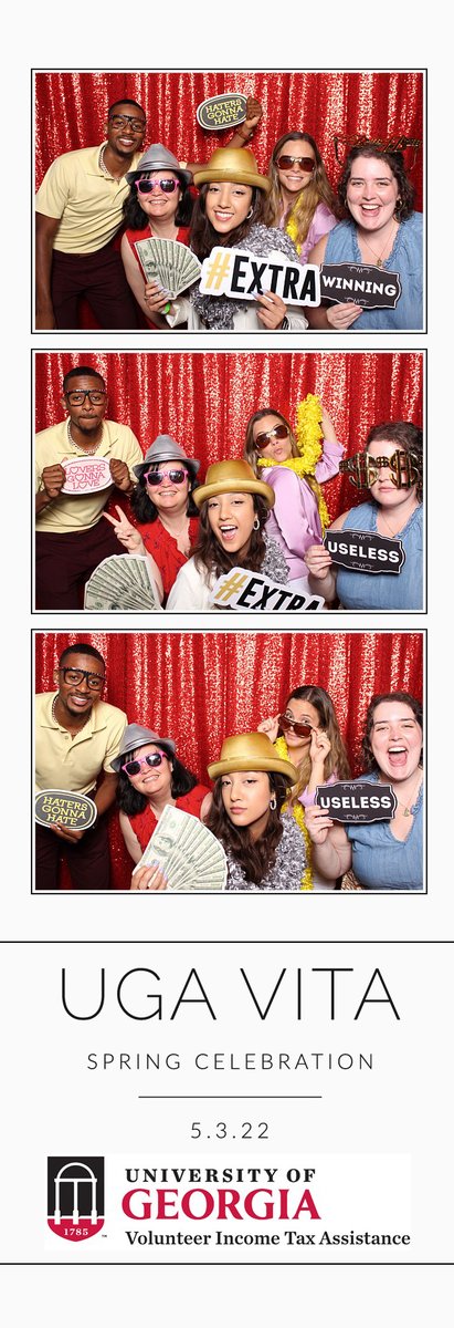 ugafp's tweet photo. Students, faculty, and friends gathered to celebrate the $4.4 million economic impact the UGA VITA program had this year! UGA VITA prepared 1,505 tax returns reaching 91 counties across Georgia. We are proud of our financial planning and accounting student tax preparers! https://t.co/asqqnMsHU9
