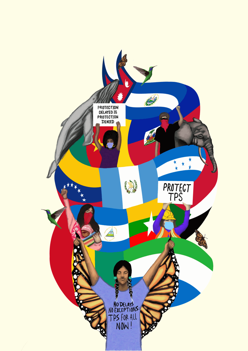 AfricansUS's tweet photo. .@POTUS and @AliMayorkas have the authority to grant Temporary Protected Status (TPS). If a country’s conditions meet the TPS eligibility requirements, then TPS protections must be granted to that country, with no delays or exceptions. #TPSJustice #WeAreHome #BeyondTemporary https://t.co/hntNZKD2AK