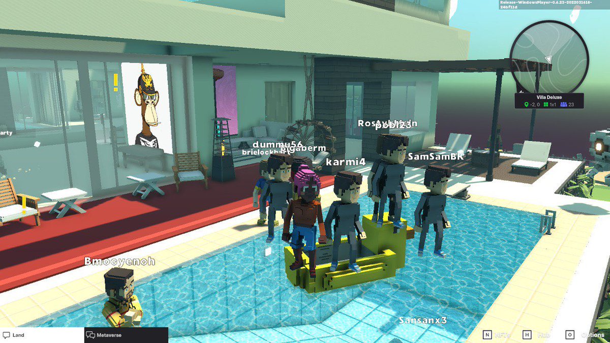 der_Oberrichte's tweet photo. @TheSandboxGame Плаваем на фоне тех самых 🦧😝 https://t.co/lH6oBcnNOt