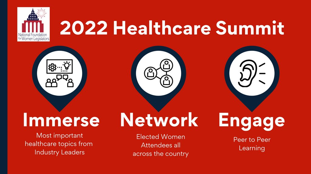 ElectedWomen's tweet photo. Our 2022 Healthcare Summit is NEAR! We have great sessions planned such as biomarker testing and access for the uninsured. Don't miss your chance, REGISTER NOW for June 16-17 in Washington DC, to engage with elected women on important healthcare issues. https://t.co/lilkxPxRGr https://t.co/vcO7wEWm3E