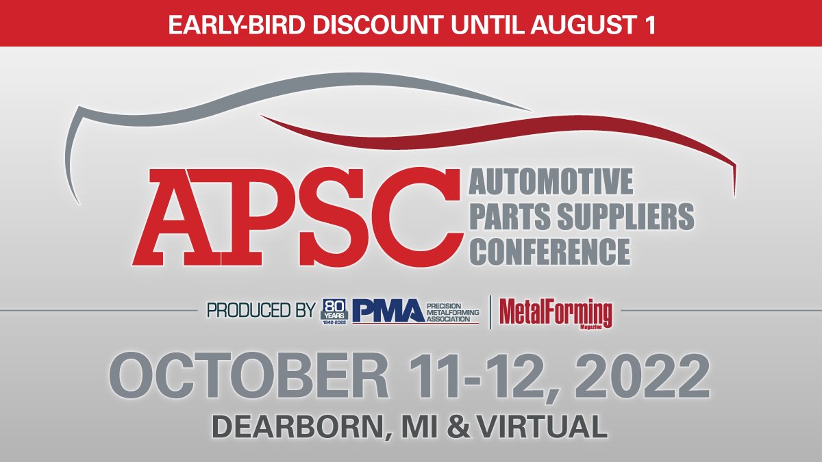 PMATalk's tweet photo. What's new for #APSC2022?

-New location—Dearborn, MI
-Take part either in-person or online, you decide
-Dinner at Automotive Hall of Fame

Learn more and register today! https://t.co/UyLR0cn6ZH https://t.co/c4tQG74Dfg