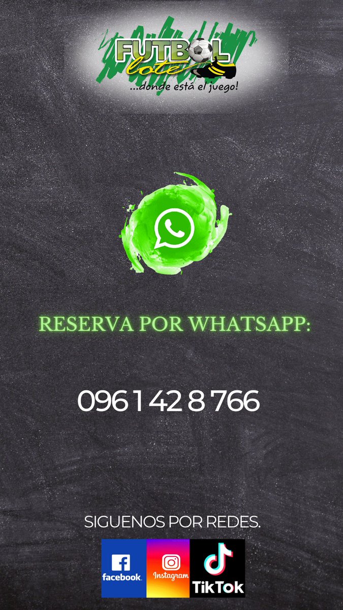 Información y Reservas 
👇👇👇👇👇