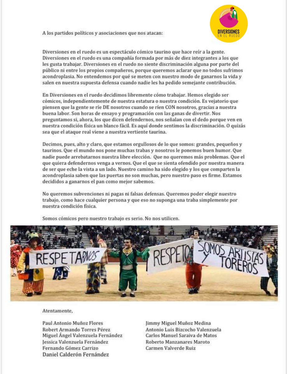 Diversiones en el Ruedo y sus enanitos toreros tweet media
