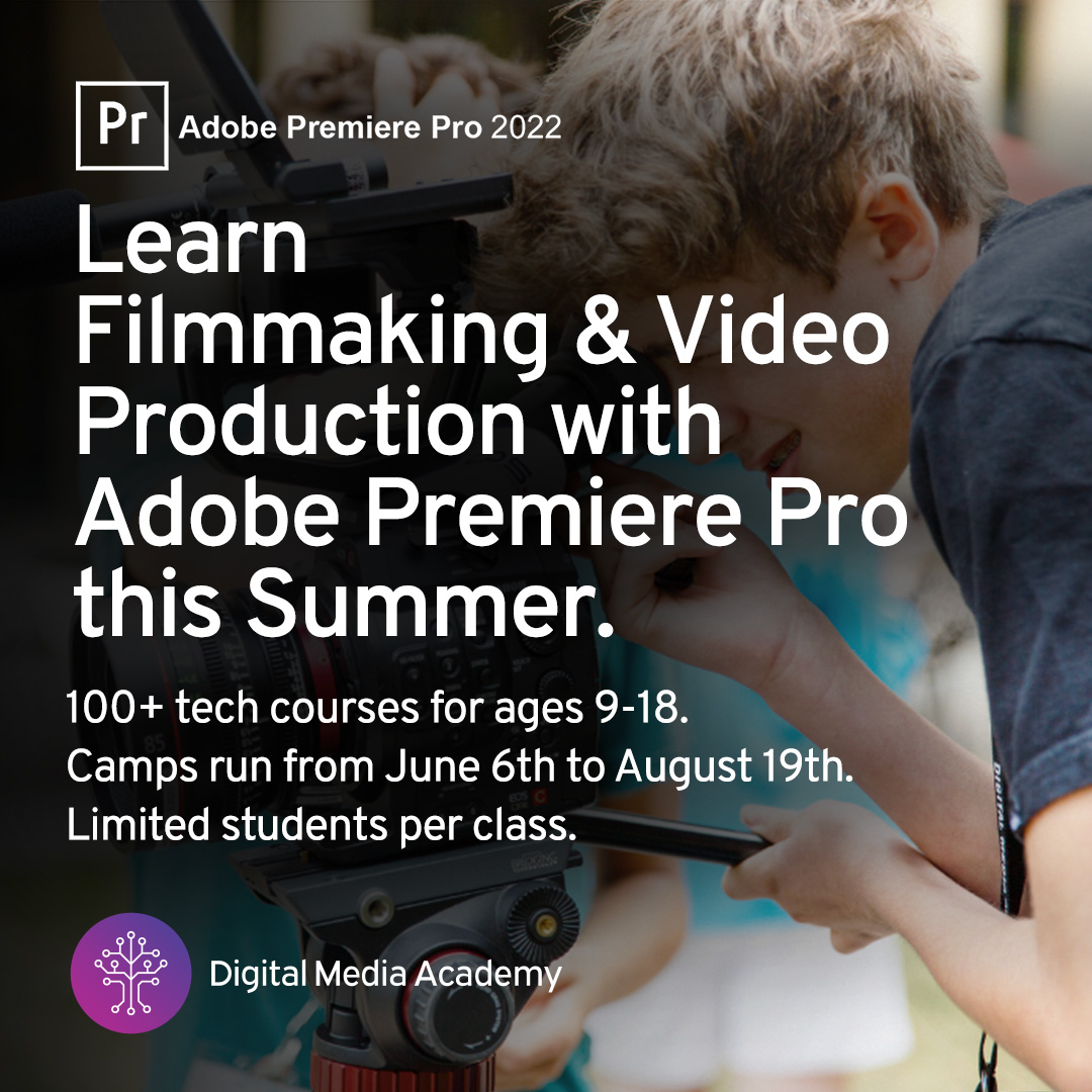 Learn the ins and outs of video production and make films while using the editing suite trusted by professionals: Adobe Premiere and Creative Cloud. 

👩‍💻 REGISTER NOW - bit.ly/3yfyvdy

#filmmaking #premiere #adobe