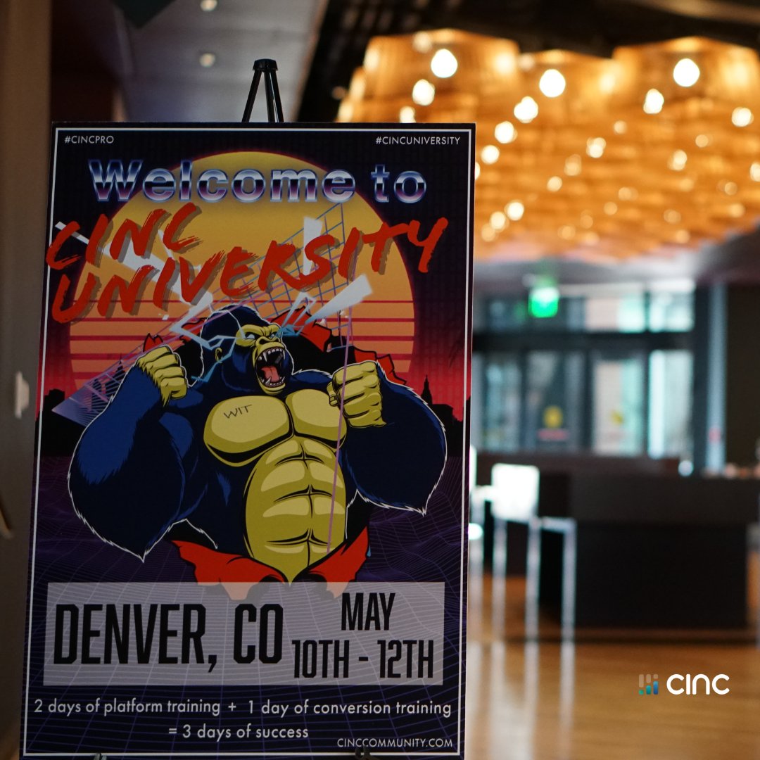 CINCPro's tweet image. The #CINCLive Team is back on the road this week in #Denver for #CINCU. Let us know if you're here in the comments and share stories from the event with us by tagging @cincpro on Instagram!

#CINC #CINCPro #realestate #realestateteam #realestateagent#realestatetraining
