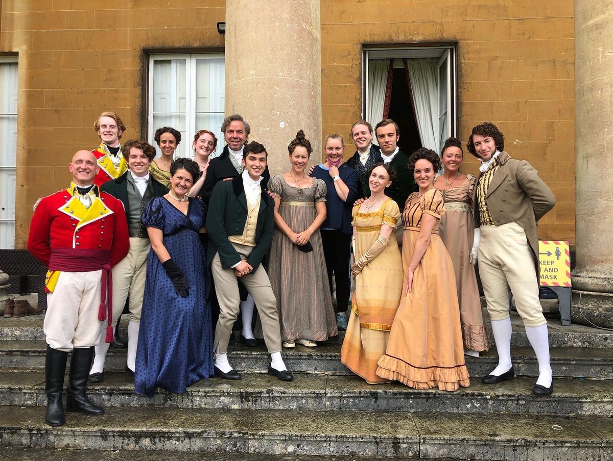 sammymurrayB's tweet photo. Some BTS group shots from @Sanditon season 2 ! #sanditon https://t.co/d1N5iXZY50