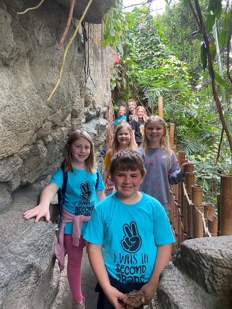 FMCSDKnights's tweet photo. Second graders and their teachers, Mrs. Eynon and Mrs. Forney went to the Omaha Zoo last week. They loved seeing the animals up close. Special thanks to the bus driver and to all of the parents and grandparents who went. It was a great day! https://t.co/9Zjik2OwVK