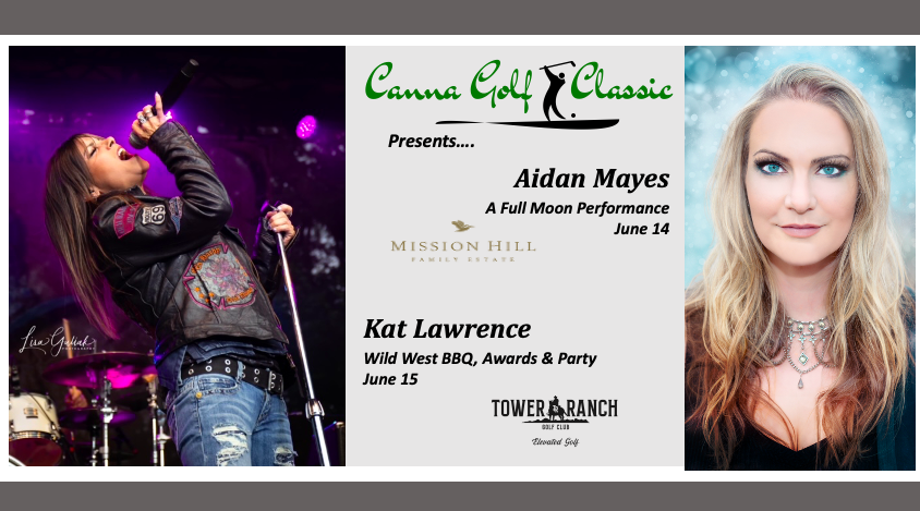 CannaClassic's tweet photo. We are so pleased to be hosting these two talented ladies at our next industry networking event in Kelowna.  DON'T GOLF?  Come join us for two epic evening events.  Contact us at info@cannagolfclassic.com for tickets https://t.co/V3WpwLOQur