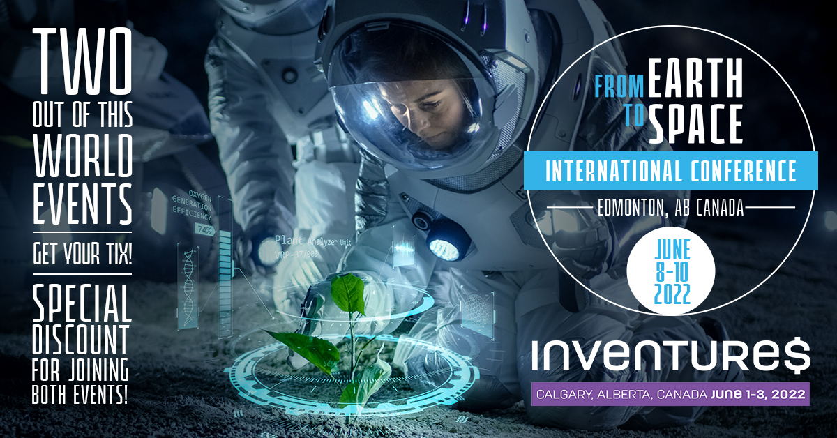 We have partnered with <a href="/Nano_Canada/">NanoCanada</a> to offer our attendees 50% off their registration for From Earth To Space 2022. Join us in person June 8-10 in Edmonton. 🚀

Register here with the discount code you were provided with your Inventures ticket:  nanocanadaconference.ca
#yeg #yyc