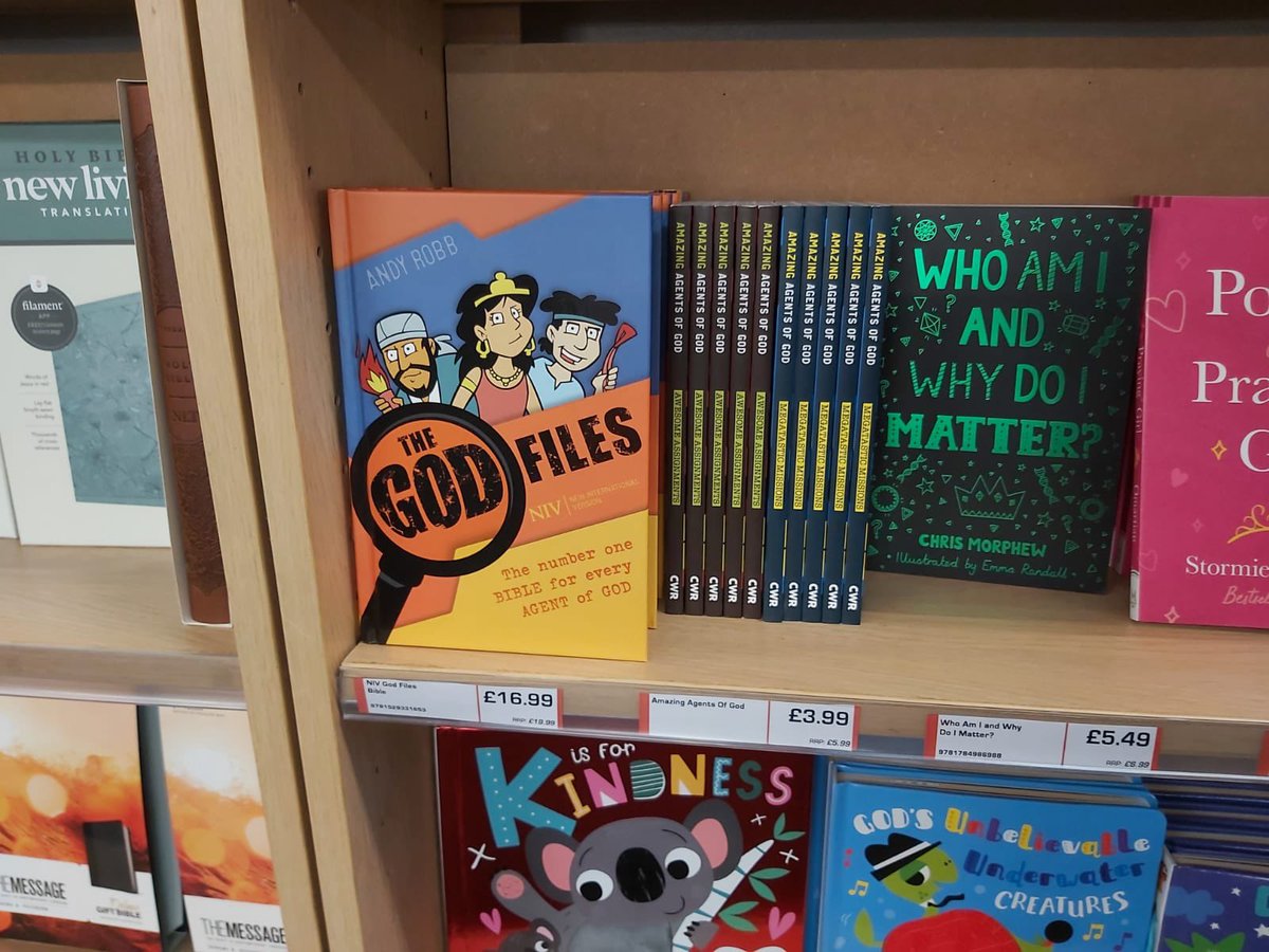 The perfect pairing of The God Files and Amazing Agents of God. Thank you <a href="/ElimLeaders/">Elim Leaders Summit: Eyes of faith</a> <a href="/AndyKRobb/">Andy Robb</a> <a href="/HodderFaith/">Hodder Faith</a> <a href="/Waverleynews/">Waverley Abbey</a>