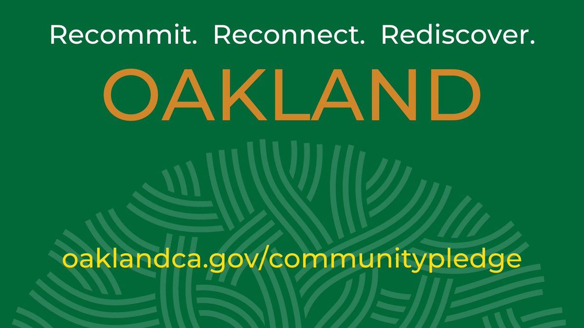Oakland's tweet photo. On 510 Day, take a pledge to recommit, reconnect and rediscover Oakland. Show your love for The Town at https://t.co/1JbggDgKCW #ThinkOaklandFirst https://t.co/rso2Y7JoLd