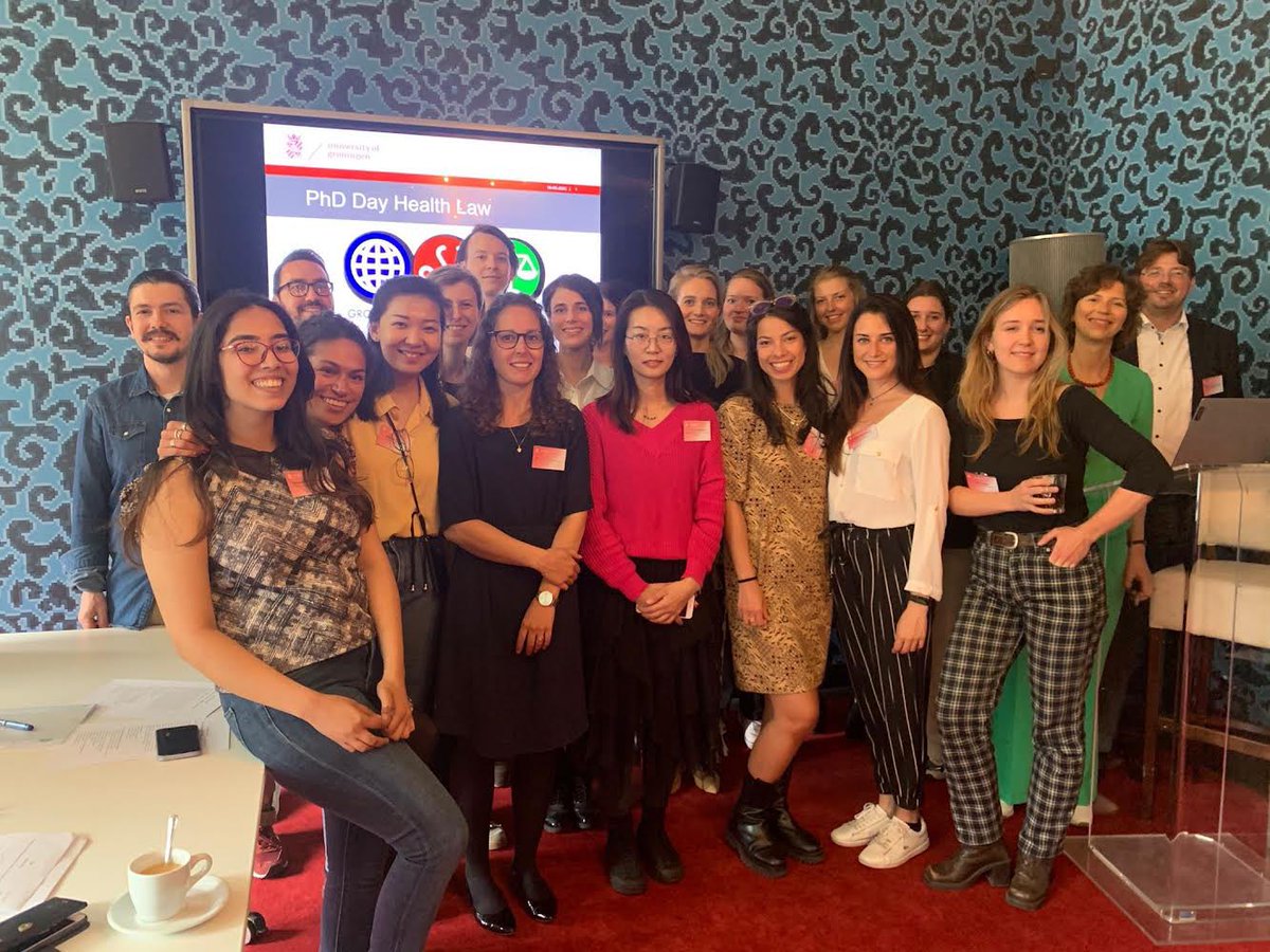 brigittoebes's tweet photo. PhD Health Law Day in Groningen with @GHLGroningen ! A new generation of health lawyers with promising projects and ideas. https://t.co/JvTQXF4zVl